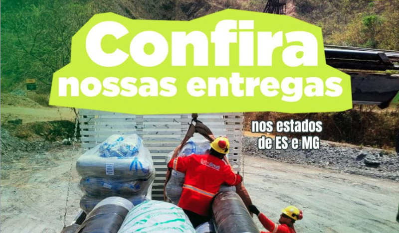 Geossintéticos com qualidade e alcance nacional: confira nossas entregas recentes em MG e ES!