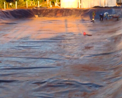 Tanque de Vinhaça Geomembrana