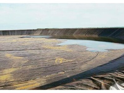 Geomembrana para aterro sanitário