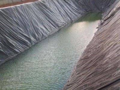 Lona para reservatório de água